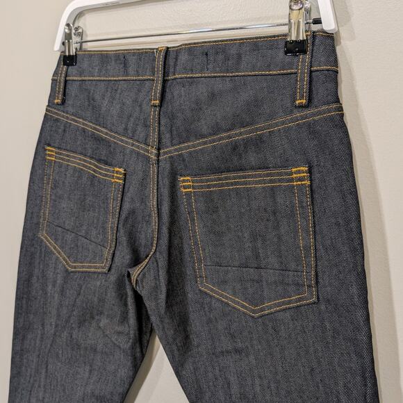 Burton Jeans Dark Stiff 100% Cotton Skinny Slim - Size 28 - Picture 4 of 13